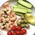 Lunchbox: Prawns, Avocado, and Salad