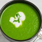 Leek, Zucchini & Spinach Soup