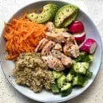 Salmon & Quinoa Poke Bowl