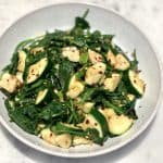 Sautéed Spinach and Zucchini