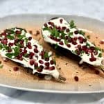 Eggplant With Tahini & Truffle Dressing