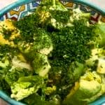 Lettuce and Avocado Salad