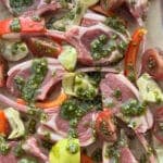 Pesto Lamb Traybake