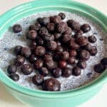Overnight Protein Chia Seeds with Berries