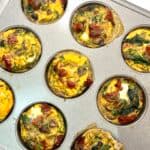 Spinach and Mushroom Egg Muffins